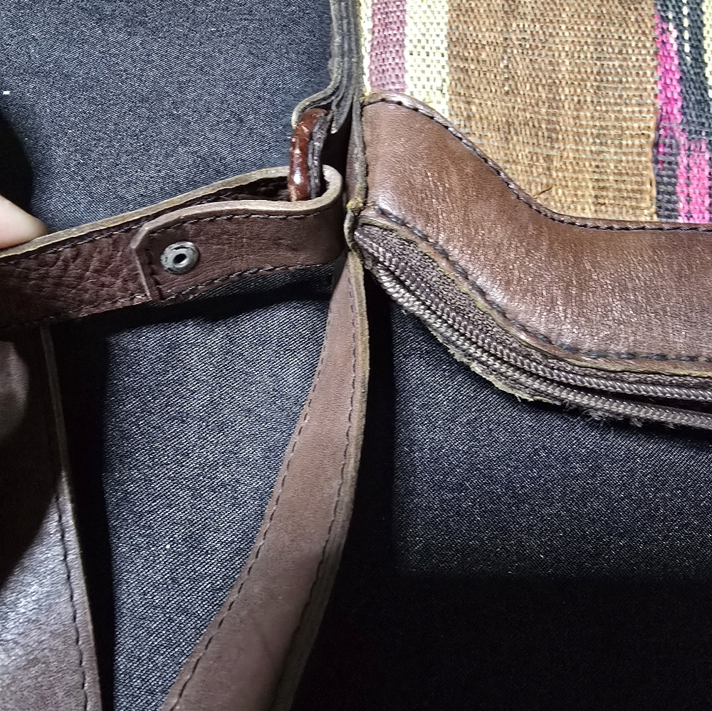Brown Patterned Women's Bag - Picture 5 of 8